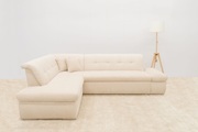 DOMO collection Ecksofa »Moric L-Form«, wahlweise mit Bettfunktion und Armlehnenverstellung, auch in Cord