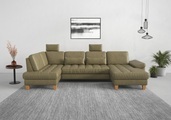 sit&more Wohnlandschaft, wahlweise mit Bettfunktion, Bettkasten, Sitztiefenverstellung