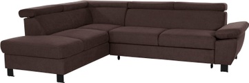 exxpo - sofa fashion Ecksofa, mit Kopfstützenverstellung und Armlehnverstellung, Wahlweise mit Bettfunktion und Bettkasten
