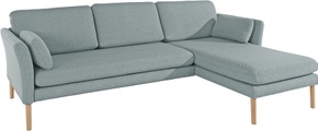 ANDAS, andas Ecksofa »Helsingborg«, mit Recamierenabschluss, in skandinavischem Design
