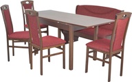 HOFMANN LIVING AND MORE Essgruppe »6tlg. Tischgruppe«, (Spar-Set, 6 tlg., 6tlg. Tischgruppe), Stühle montiert