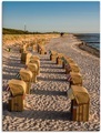 Artland Wandbild »Strandkörbe Ostseeküste in Wustrow«