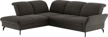 sit&more Ecksofa »Leandro L-Form«, Wahlweise mit Bett-, Kopfteil - und Armlehnfunktion, sowie Stauraum