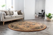 THEKO Teppich »Gabiro 856«, rund, 10 mm Höhe, Kurzflor, Orient-Optik, Wohnzimmer