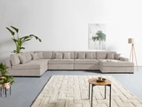 Guido Maria Kretschmer Home&Living Wohnlandschaft »Skara XXL«, Lounge-Sofa XXL mit Federkern-Polsterung, in vielen Bezugsvarianten, auch recycelt