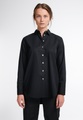 ETERNA LANGARM BLUSE MODERN CLASSIC POPELINE SCHWARZ UNIFARBEN