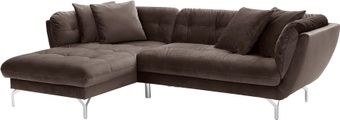 INOSIGN Ecksofa, inklusive 4 Zierkissen