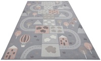 HANSE Home Teppich »Mountaintrack«, rechteckig, 0,9 mm Höhe, Weicher Flor, Schaldämmende Spielunterlage, Kinderzimmer, Strassen Design, Kurzflor, Robust, pflegeleicht