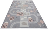 HANSE Home Teppich »Mountaintrack«, rechteckig, 0,9 mm Höhe, Weicher Flor, Schaldämmende Spielunterlage, Kinderzimmer, Strassen Design, Kurzflor, Robust, pflegeleicht