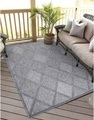 Carpet City Teppich »Santorini«, rechteckig, 5 mm Höhe, 3D-Effekt, für Wohnzimmer, Flur, Küche, Wintergarten, Balkon, Wetterfest & UV-beständig