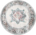 Paco Home Teppich »Torres 275«, rund, 4 mm Höhe, Kurzflor, Orientalisches Vintage Design, In- und Outdoor geeignet, Wohnzimmer
