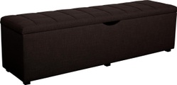 Places of Style Hockerbank »Checked«, mit Stauraum, Breite 120 cm und 160 cm, auch als Garderobenbank oder Bettbank geeignet