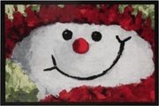 Fussmatte, »Snowman«, Hanse Home, rechteckig, Höhe 7 mm, maschinell getuftet