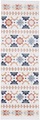 carpetfine Läufer »Deja 103«, rechteckig, 4 mm Höhe, robustes Flachgewebe, Motiv- Floral Palmenblätter, Hoch-Tief Effekt, In- und Outdoor geeignet, Wetterfest und UV-beständig für Balkon, Terrasse, Garten, Aussenbereich,Wohnzimmer, Schlafzimme