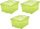 keeeper Aufbewahrungsbox »franz«, (Set, 3 St.), 24 Liter