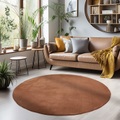 Ayyildiz Teppiche Teppich »SKY 5400«, rund, Besonders weich / Softfllor / waschbar