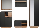 Trendteam, INOSIGN Garderoben-Set »Premont«, (5 St.), 5-teiliges Garderoben Set, 2 Spiegel, Sitzbank, Soft-Close