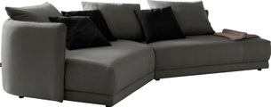 designwerk Ecksofa »New York«, mit moderner Rundung im Korpus