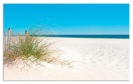 Artland Küchenrückwand »Schöne Sanddüne mit Gräsern und Zaun«