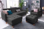 exxpo - sofa fashion Ecksofa, wahlweise mit Bettfunktion