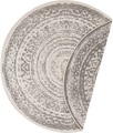 freundin Home Collection Teppich »Rosica«, rund, 5 mm Höhe, In-und Outdoor geeignet, Mandala, Wohnzimmer, Balkon, Terrasse, Garten, Pflegeleicht, Flachgewebe, Wendbar