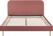 SalesFever Polsterbett, Beine Chrom goldfarben