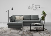 INOSIGN Ecksofa »Palm Beach«, Federkern, mit Sitztiefenverstellung, wahlweise mit Bettfunktion, Bettkasten und Armteilverstellung
