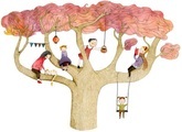 Wall-Art Wandtattoo »Baumhaus Freunde Herbstdeko«