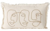 Boltze - Kissen Pica 50 cm x 30 cm, Beige