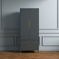 andas Kleiderschrank »KOBE«, Schöne Griffe, viel Stuaraum