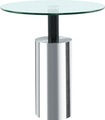 Kayoom Beistelltisch »Beistelltisch Rosanna 525«, runde Glas-Tischplatte