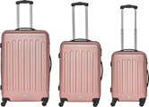 Packenger Hartschalentrolley Set mit 4 Rollen (3-tlg.), »Travelstar«