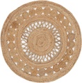 carpetfine Teppich »Juteteppich Ella«, rund, 5 mm Höhe