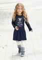 Arizona Jerseykleid »HAPPY GLITZER TAG«