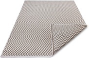 freundin Home Collection Teppich »Ivy 2«, rechteckig, 5 mm Höhe, Flachgewebe WendbarIn und Outdoor geeignet, Zickzack Look, Wohnzimmer, Balkon, Terrasse, Pflegeleicht