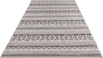 MINT RUGS Teppich »Temara«, rechteckig, 22 mm Höhe, In und Outdoor, Hoch-Tief Struktur, Orient Design, Vintage Look, Balkon, Terrasse, Garten, Wohnzimmer, Robust, Pflegeleicht