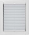sunlines Plissee »One Size Style Crush«, blickdicht, ohne Bohren, verspannt, Zubehörfarbe weiss, zum Klemmen
