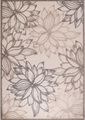 Sanat Teppich »Floral 2«, rechteckig, 6 mm Höhe, In- und Outdoor geeignet, florales Design, Balkon, Terasse