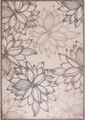 Sanat Teppich »Floral 2«, rechteckig, 6 mm Höhe, In- und Outdoor geeignet, florales Design, Balkon, Terasse