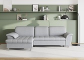 DOMO collection Ecksofa »Franzi«, wahlweise mit Bettfunktion, Bettkasten und Kopfteilverstellung, frei im Raum stellbar
