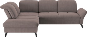 sit&more Ecksofa »Leandro L-Form«, Wahlweise mit Bett-, Kopfteil - und Armlehnfunktion, sowie Stauraum