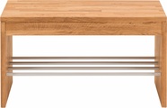 Home affaire Schuhbank »Dura«, aus schönem massiven Wildeichenholz, Breite 82 cm