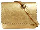 Cluty Umhängetasche, (1 tlg.), echt Leder, Made in Italy
