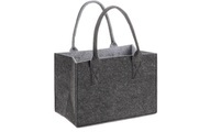 Glorex Tragetasche »bicolor, anthrazit/grau«