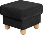 Max Winzer® Hocker »Malmö«, mit Holz-Kugelfüssen