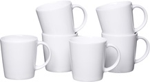 RITZENHOFF & BREKER, Ritzenhoff & Breker Becher »Malmö«, (Set, 6 tlg., 6 Kaffeebecher (400 ml, 10 cm hoch, 9,5 cm Durchmesser), 400 ml, 6-teilig