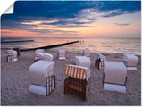 Artland Wandbild »Strandkörbe an der Ostsee«