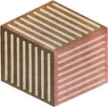 Fussmatte CUBES, ohne Gummirand