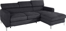 COTTA Ecksofa, inklusive Kopfteilverstellung, wahlweise mit Bettfunktion