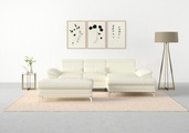 sit&more Ecksofa »Cabrio«, mit Sitztiefen- und Armteilverstellung sowie Federkern, 2 Nierenkissen